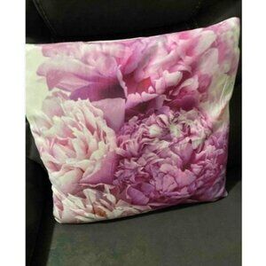 Throw Pillow Decorative Cover Pink Flower Rose Sofa Couch Gift Home  Decor Cover